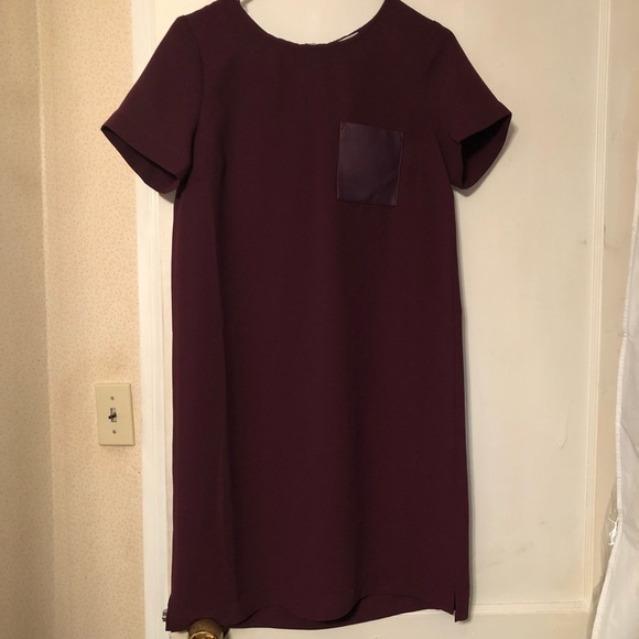 J. Crew Leather Pocket Dress XS - Picture 2 of 5